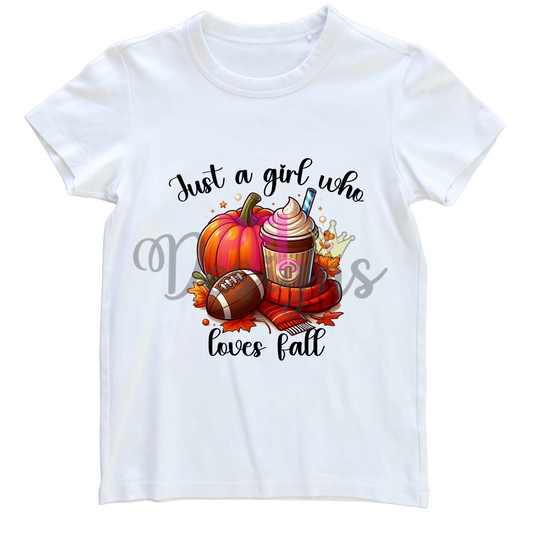 Just a Girl Who Loves Fall T-Shirt